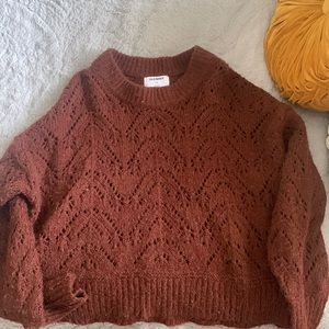 Barely used orangey brown sweater